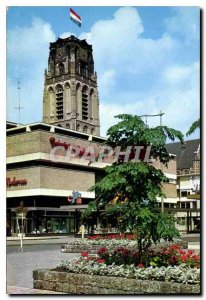 Postcard Modern Rotterdam Holland Grote of St Laurenskerk Church of St Lawrence