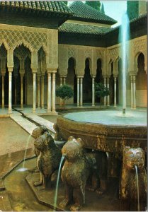 postcard Granada. Spain - A Corner of Patio de los Leones