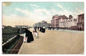 Antique Promenade Southport, Borough of Sefton, Merseyside, England Postcard