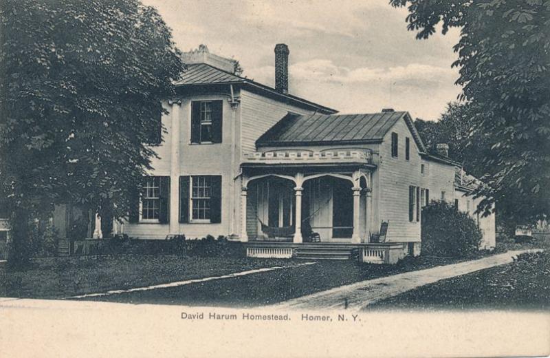 Homer, Cortland County NY, New York - David Harum Homestead - UDB