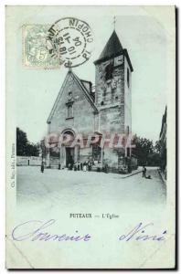 Old Postcard The Church Puteaux