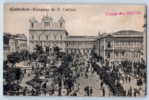 Spain Postcard Cathedral Funeral of D. Carlos c1910 Unposted Antique