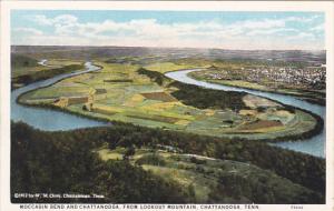 Tennessee Chattanooga and Moccasin Bend From Lookout Mountain