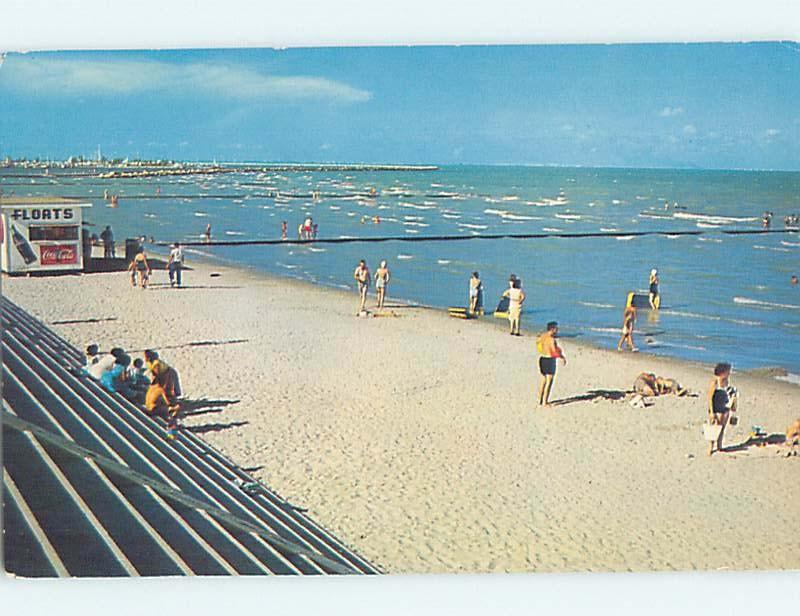 Unused Pre-1980 BEACH SCENE Corpus Christi Texas TX G5672