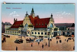 Essen. Main station GERMANY Postcard