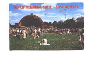 Outdoors Crowds at Hatch Memorial Shell Boston, Massachusetts, Used 1962