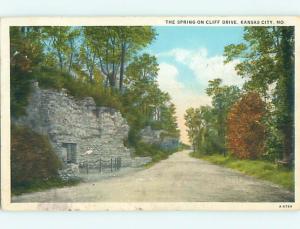 W-Border SPRING ON CLIFF DRIVE Kansas City Missouri MO t7291