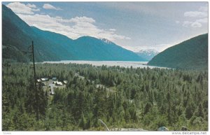 Town Site, Aerial View of Stewart, British Columbia, from Portland Canal, Can...