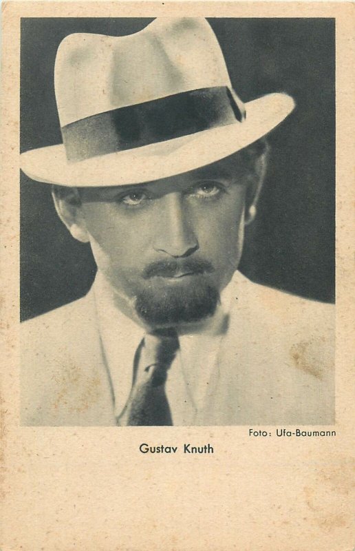 Actor Gustav Knuth Postcard