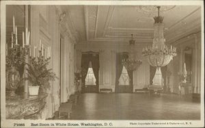 Washington DC East Room of the White House c1910 Real Photo Postcard