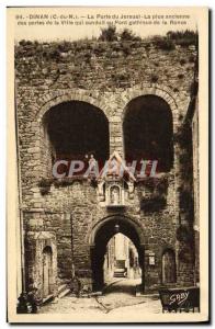 Old Postcard Dinan La Porte Du Jersual The Most Ancient door of the city