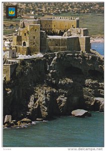 Aerial View of Castle, PENISCOLA, Castellon, Comunidad Valenciana, Spain, 50-...