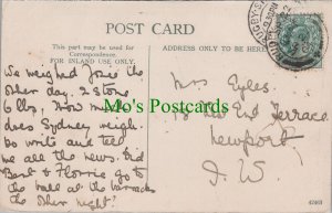 Genealogy Postcard - Eyles?, 18 West End Terrace, Newport, Isle of Wight GL1802