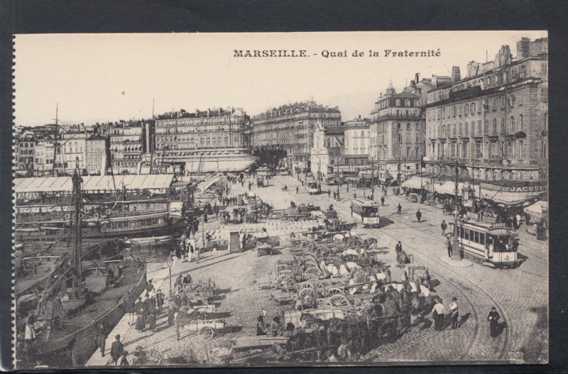 France Postcard - Marseille - Quai De La Fraternite  HP39