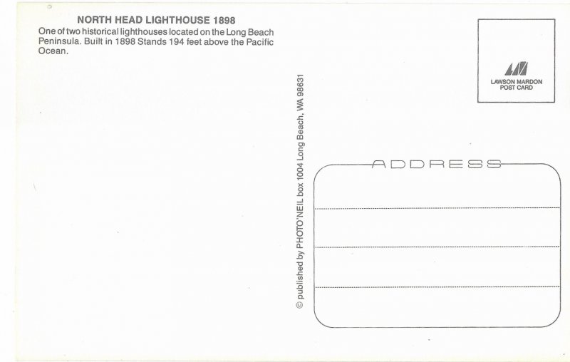 North Head Lighthouse 1898 Long Beach Peninsula California