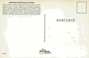 Airline Postcards American Airlines Boeing 720-023B 