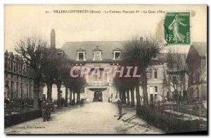 Old Postcard Villers Cotterets Chateau Francois ler The Court & # 39honneur