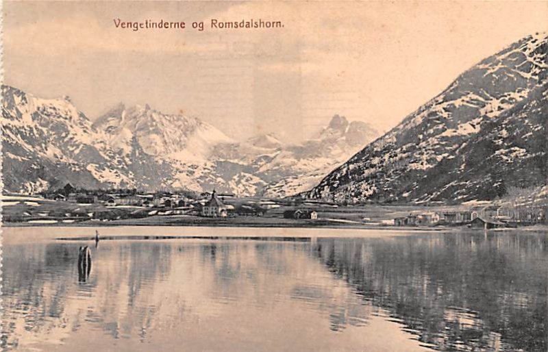 Vengelinderne og Romsdalshorn Norway Unused 