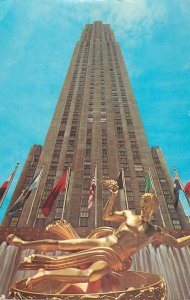 United States New York RCA Building postcard 1964