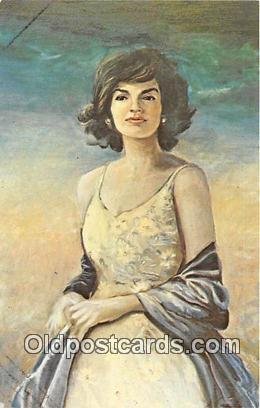 Jacqueline Kennedy Artist Charles J McCarthy Unused 