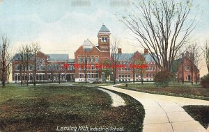 MI, Lansing, Michigan, Industrial School, Exterior View, Hugh C Leighton