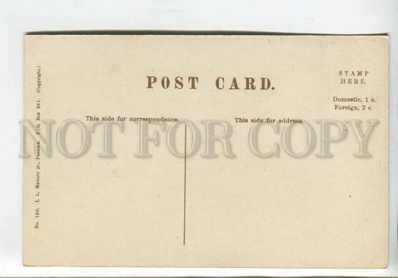 438922 PANAMA maidens dream on Chagres nude boy Vintage postcard