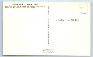 3 Postcards AKRON, Ohio OH ~ Skyline SUMMIT COUNTY COURT HOUSE Art Institute