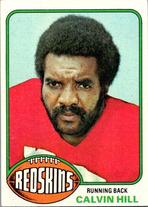 1976 Topps Football Card Calvin Hill Washington Redskins sk4456