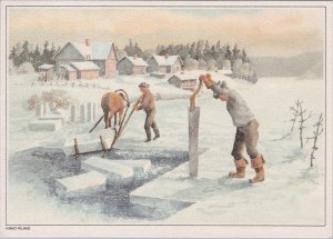 Finnish Greeting Postcard-Finland, Peaceful Christmas and Happy New Year RR23296