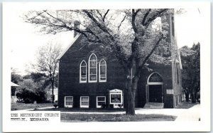 Postcard - The Methodist Church - Hebron, Nebraska
