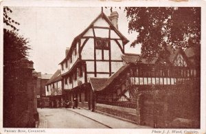 COENTRY UK PRIORY ROW~J J WARD POPULAR SEPIA GLASS SERIES #5 POSTCARD