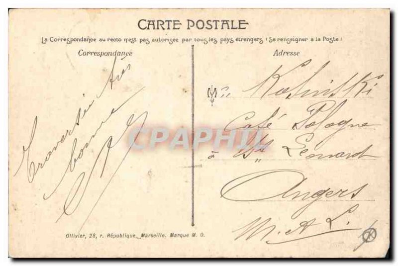 Old Postcard Marseille Monument Mobile