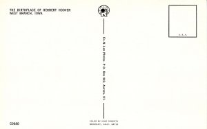 IA - West Branch. Birthplace of Herbert Hoover