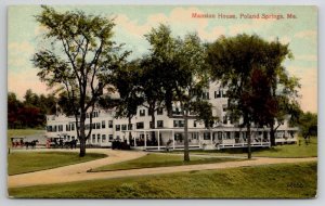 Poland Springs ME Maine Mansion House  Postcard A39