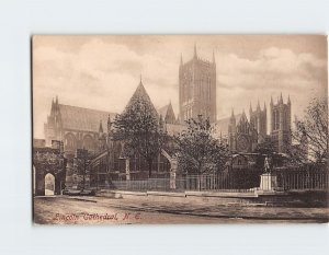 Postcard Lincoln Cathedral North East Lincoln England