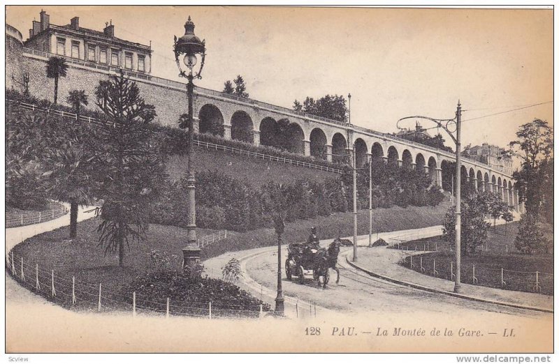 La Montee De La Gare, Pau (Pyrenees Atlantiques), France, 1900-1910s