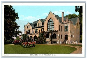 Wheeling West Virginia Postcard Children's Home Exterior c1920 Vintage Antique