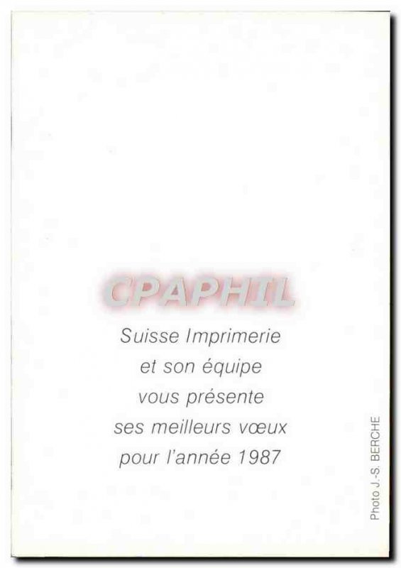 Postcard Modern Suisse Normande Year 1987