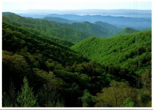 Great Smoky Mountains National Park Beautiful View Along Newfound Gap Road