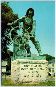 Postcard - Fishermen's Permanente Memorial, Gloucester, Massachusetts, USA