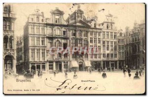 Belgie Belgium Brussels Old Postcard Grand Place