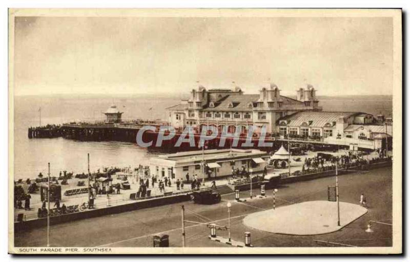 Postcard Old South Parade Pier in Southsea