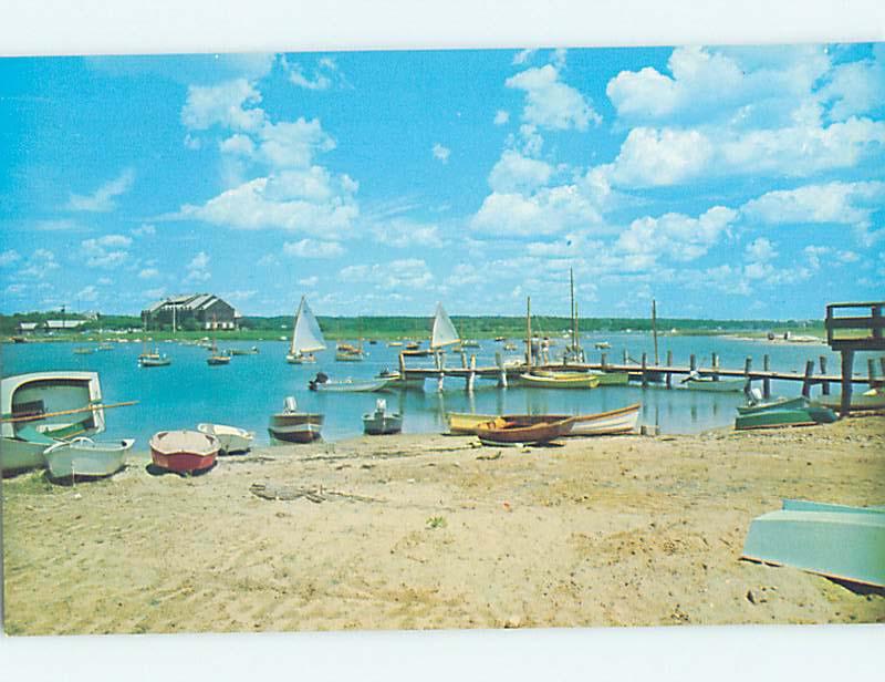 Unused Pre-1980 SCENE AT BEACH Weekapaug Rhode Island RI M6548-15