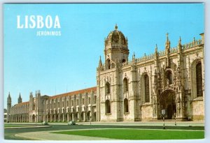 LISBOA Jeronimo's Monastery LISBON Portugal 4x6 Postcard