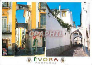 Postcard Modern Evora Portugal