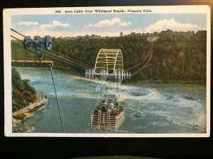 Vintage Postcard 1915-1930 Aero Cable Whirlpool Rapids Niagara Falls New York