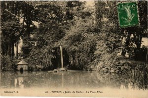 CPA Troyes- Jardin du Rocher , La Piece d'Eau FRANCE (1007830)
