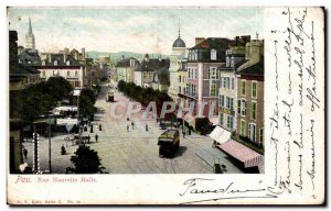 Old Postcard Pau Street New Hall