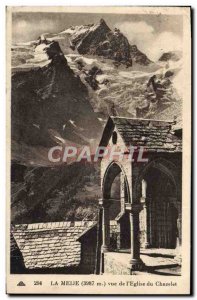 Old Postcard Meije View Of L & # 39Eglise From Chazelet