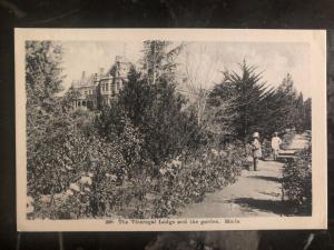 Mint India RPPC Real Picture Postcard Viceregal Lodge & Garden Simla